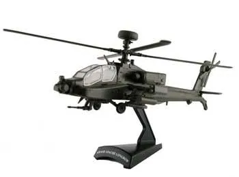 52414 detailed apache helicopter model
