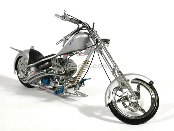 52474 american orange county choppers diecast 1 10 display