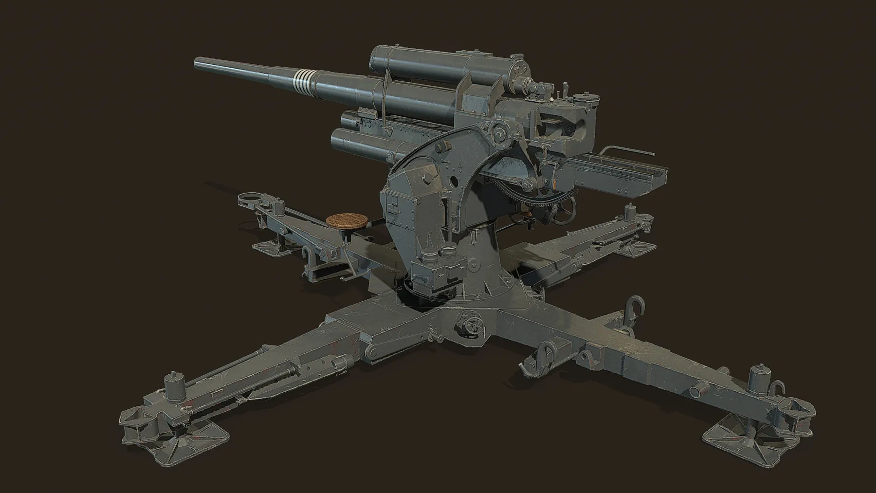 52518 88mm flak gun cleaning
