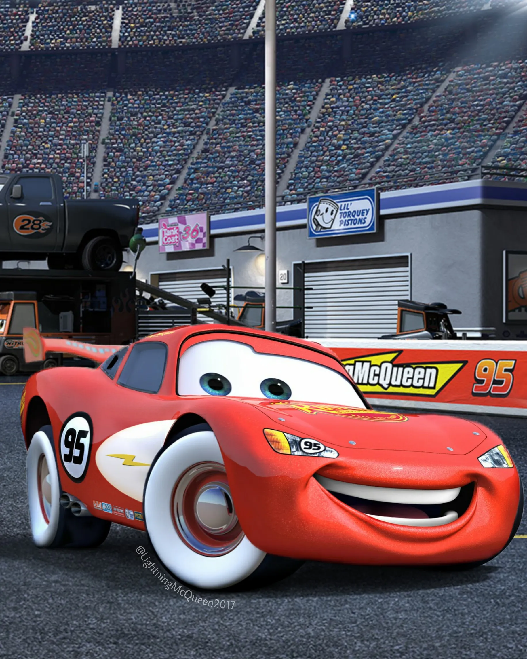 52521 lightning mcqueen engine detailing