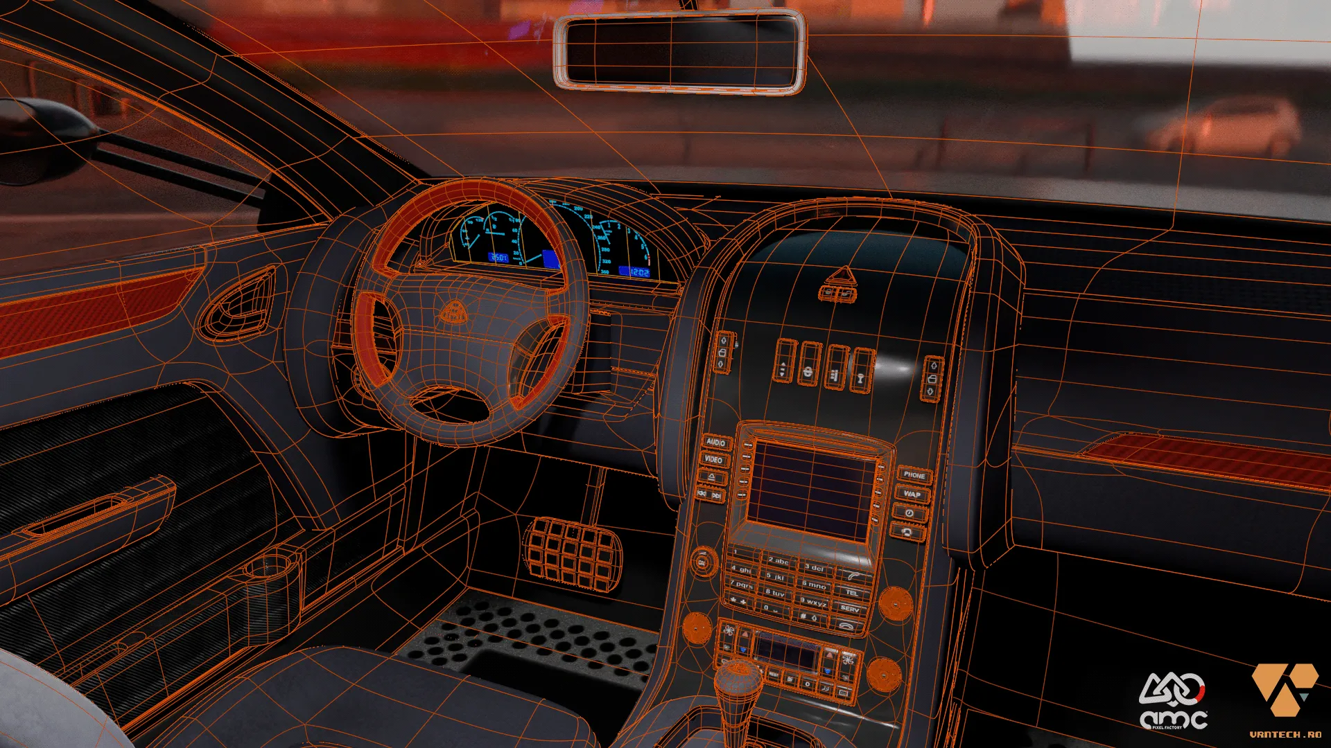 52527 exelero diecast model interior
