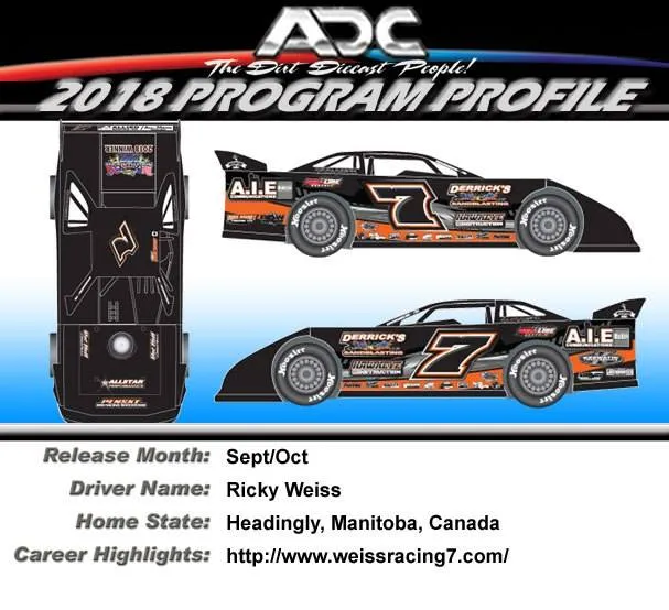 52532 adc diecast late models packaging