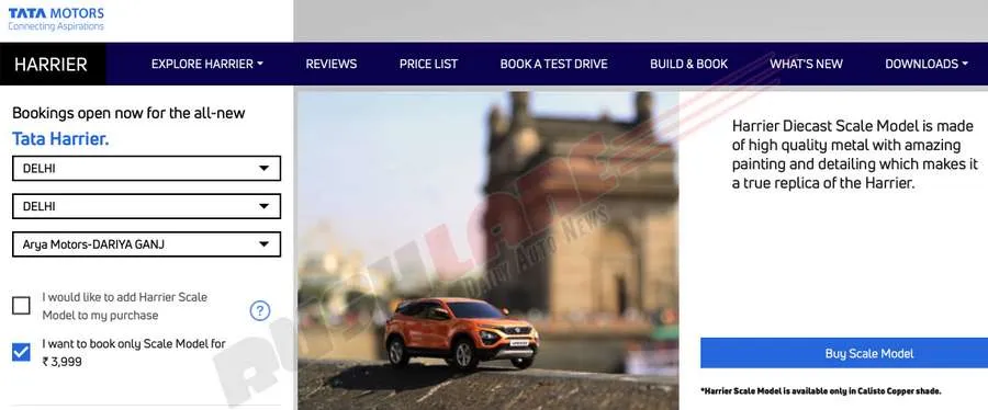 52546 tata harrier diecast model 1