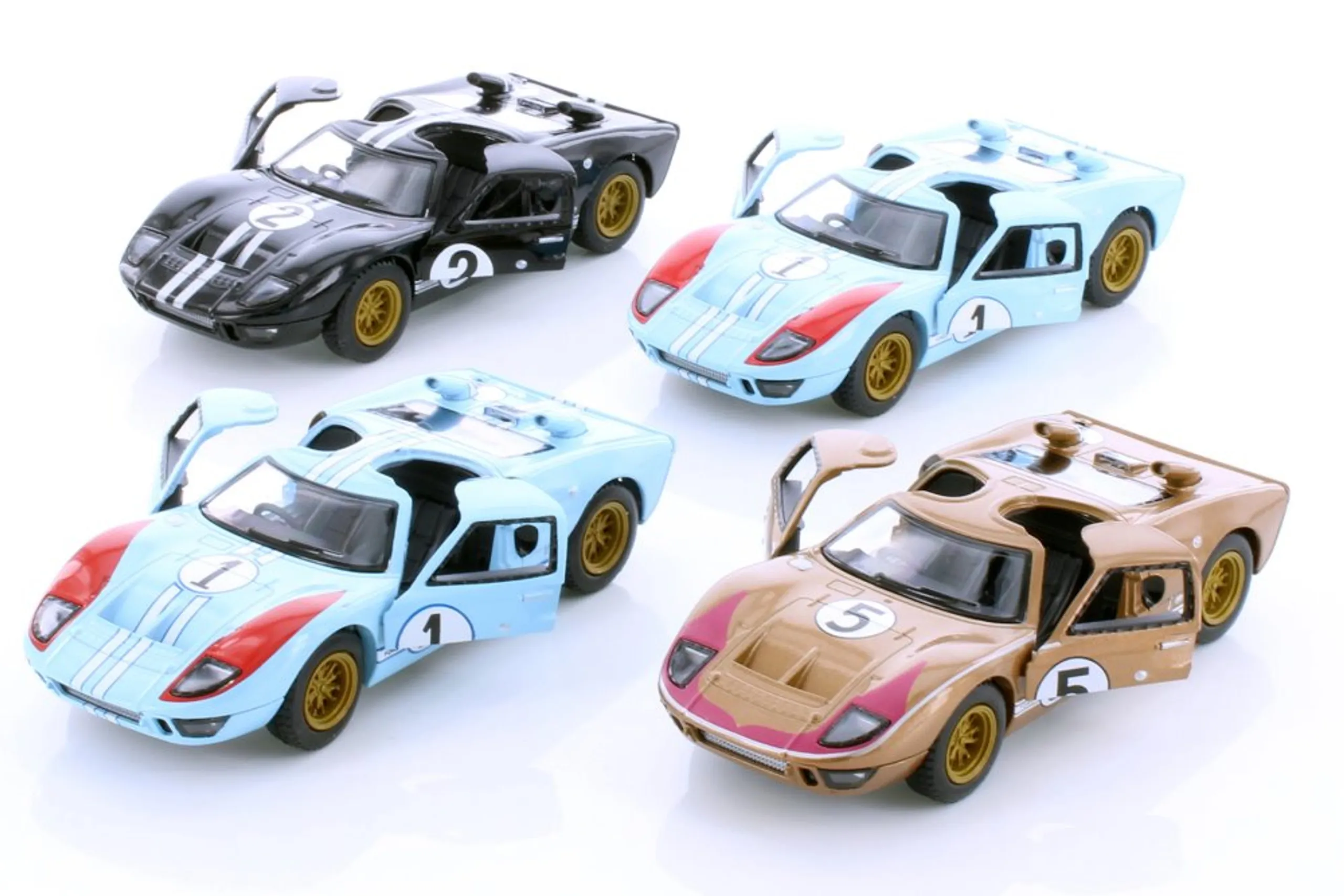52611 ford gt40 diecast car blue