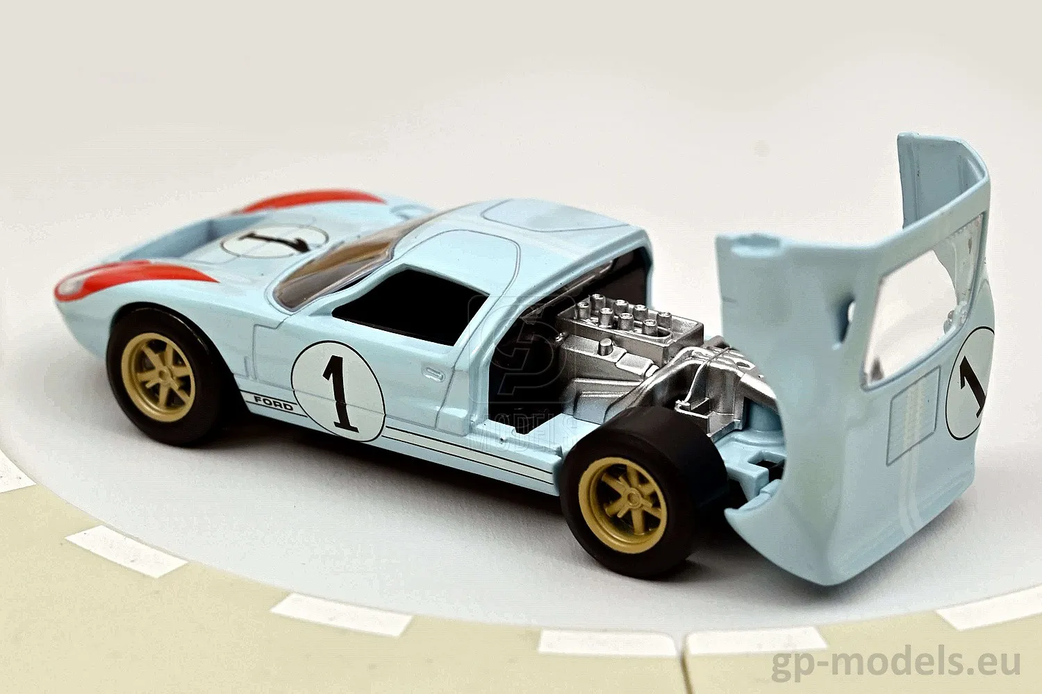 52611 ford gt40 diecast car display