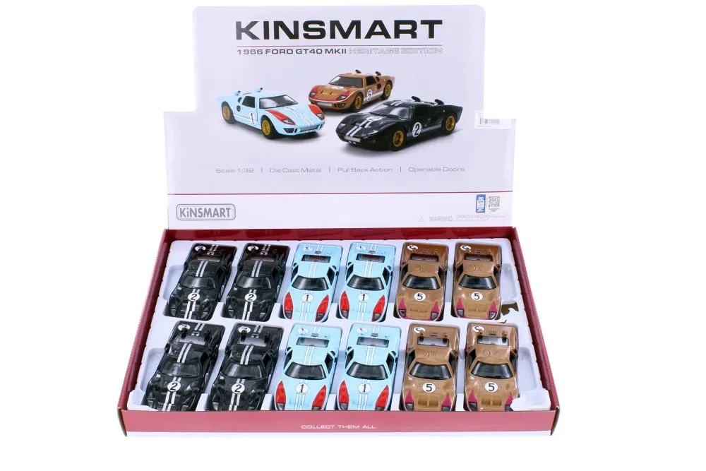 52611 ford gt40 diecast car red