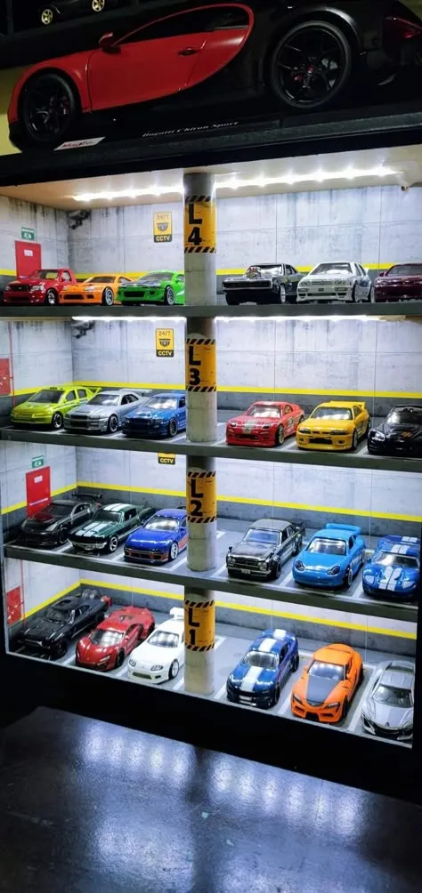 52651 diecast cars display room