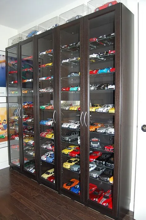 52651 diecast cars display shelves