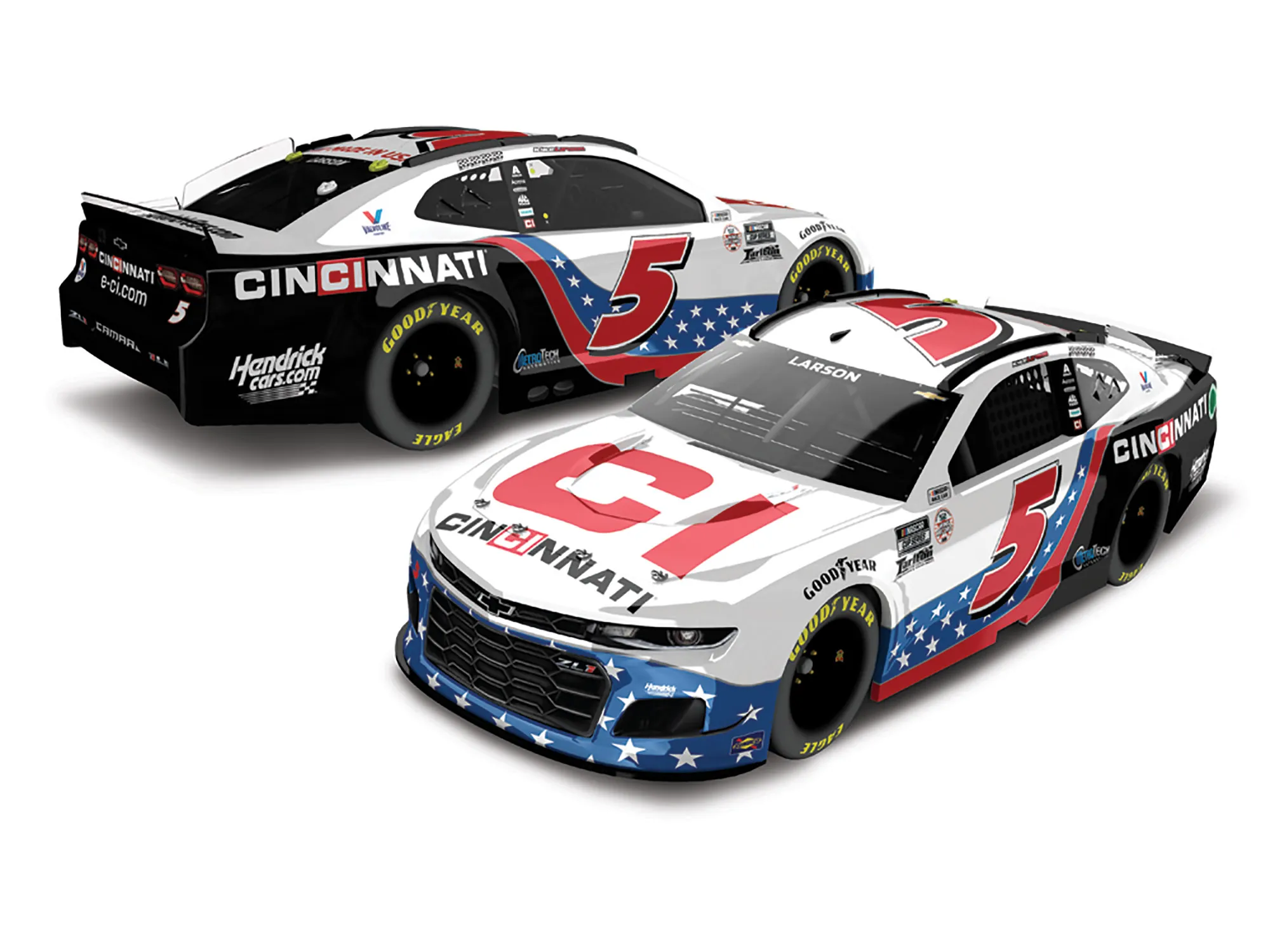 52668 kyle larson diecast close up