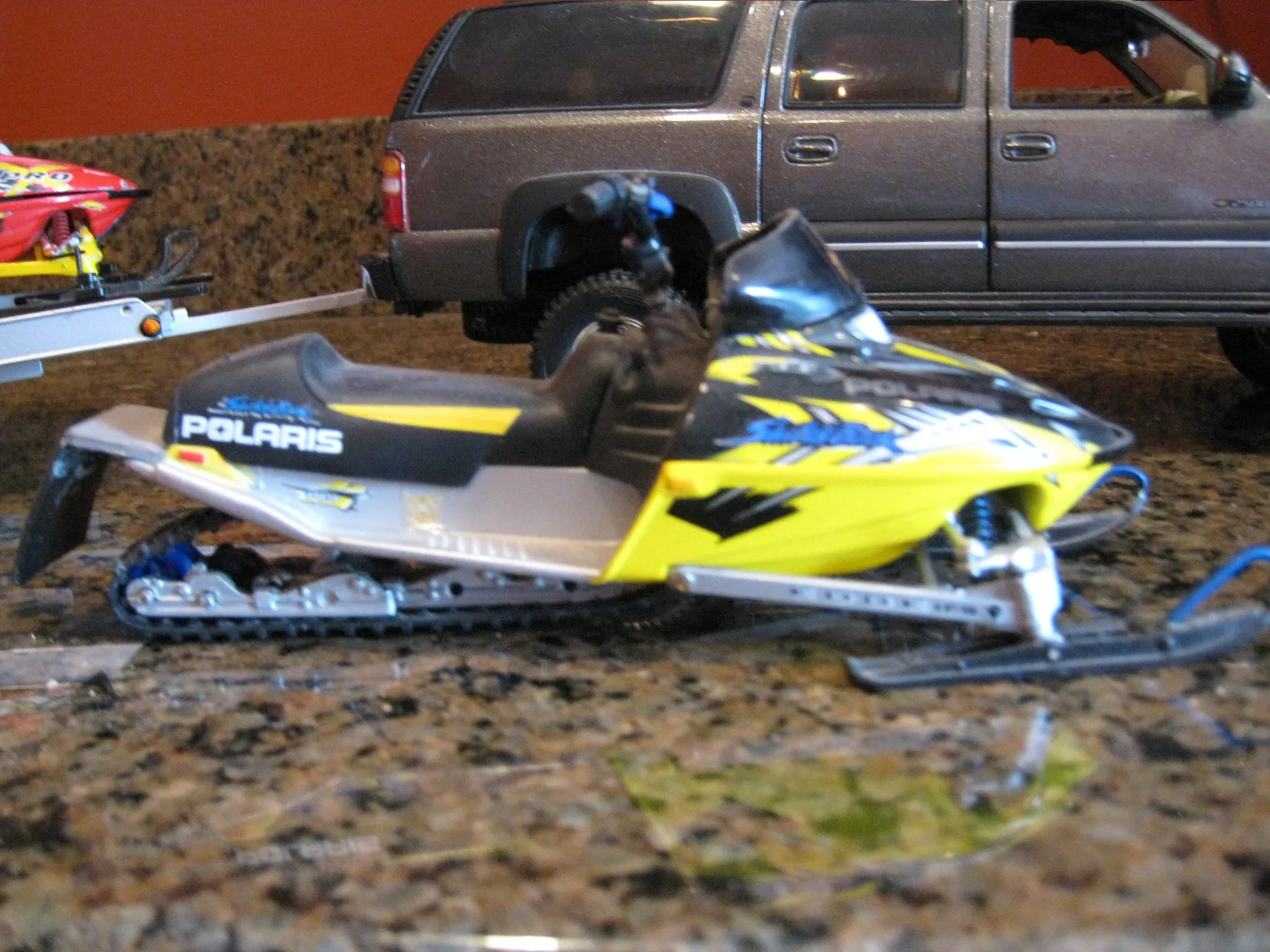 52674 ertl snowmobile diecast