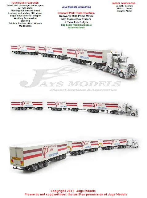 52688 american road train diecast