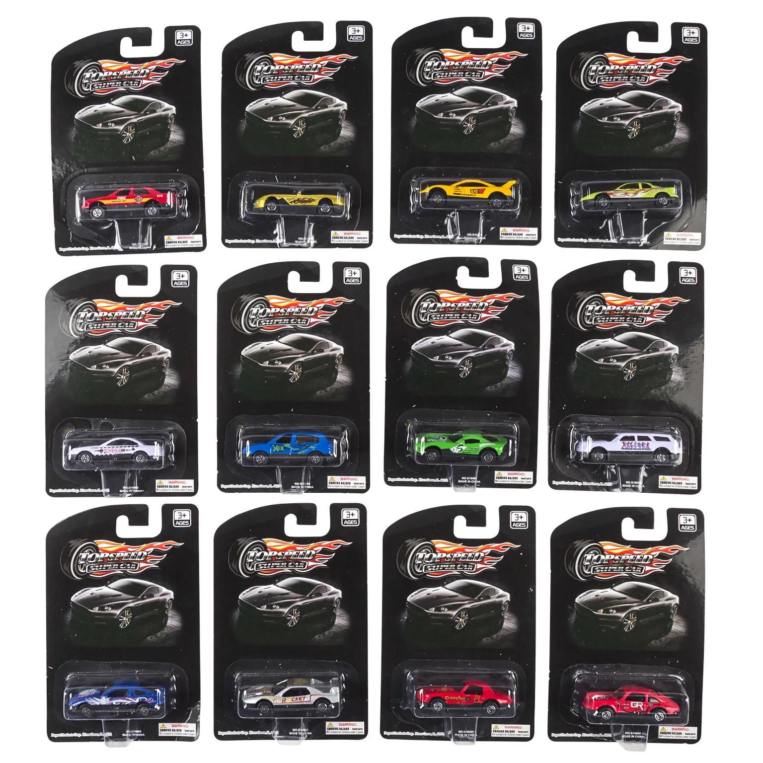 52734 branded diecast cars